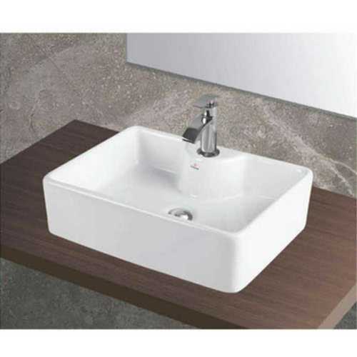 Sink White Ceramic Wash Basin