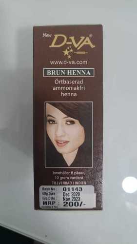 Brown Henna Hair Color