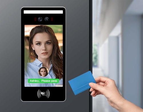 Face Recognition - 8-Inch IC Card Attendance and Access Control System | Easy Operation, Long Life, Optimum Performance, 0.3ms Identification Time