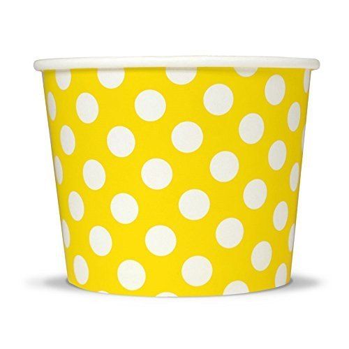 Ice Cream Yellow Paper Cup