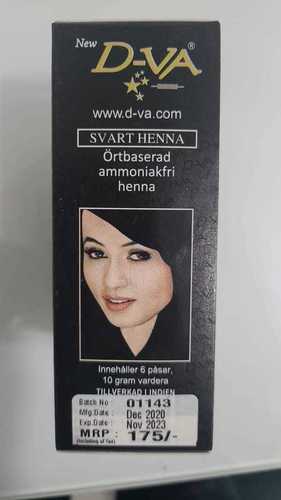 Natural Svart Henna Powder for Parlour