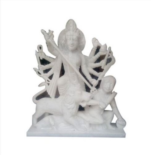 36 Inch Mahishasuri Mata Marble Statue