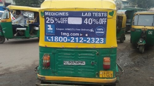 Auto Rickshaw Promotion And Branding Service By Balaji Advertising