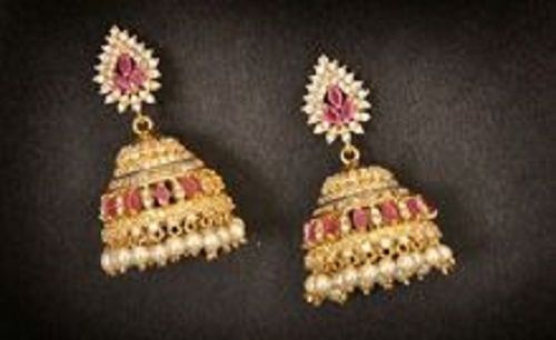 Designer Brass Jhumki Earring