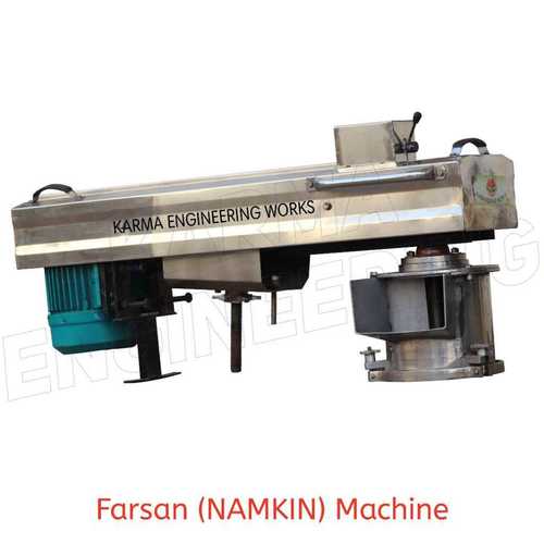 Electric Powered Namkin (Farsan) Making Machine Capacity: 150 Kg/Hr