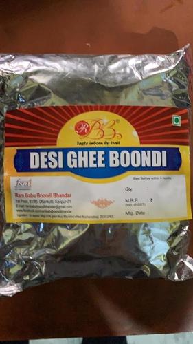 Fssai Certified Desi Ghee Boondi Grade: Food