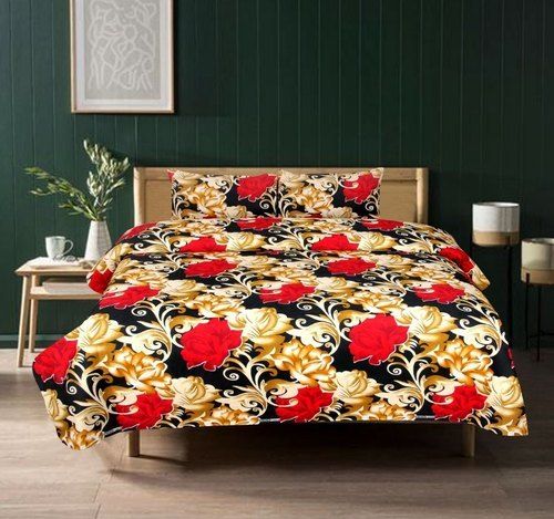 Multi Color Printed Double Bed Sheet