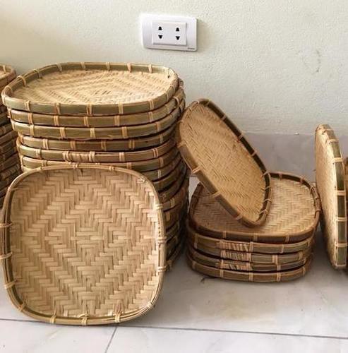 Beautifully Designed Bamboo Knitting Baskets