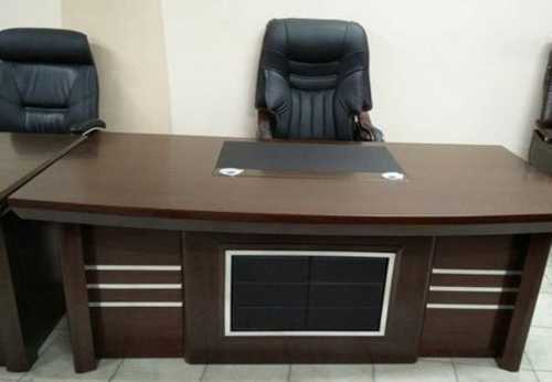 Brown Commercial Polished Office Table