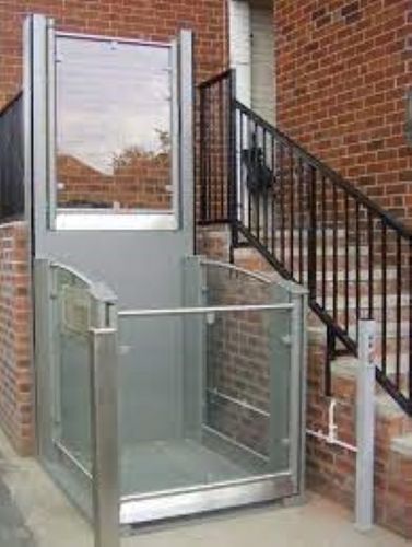 Stainless Steel Electric Residential Compact Home Through Floor Lift