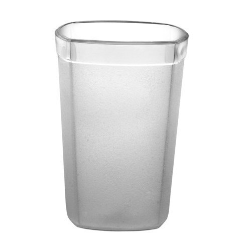 150ml Polycarbonate Square Frosted Glass