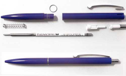 Blue Antique Style Ball Pen