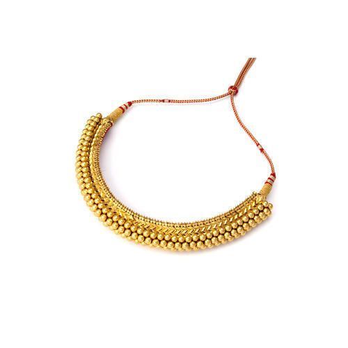 Closely-Placed Golden Balls Thick Thushi Necklaces Gender: Women'S