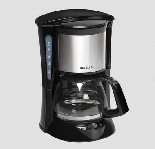 Black Electric 1.25 Litre Coffee Maker