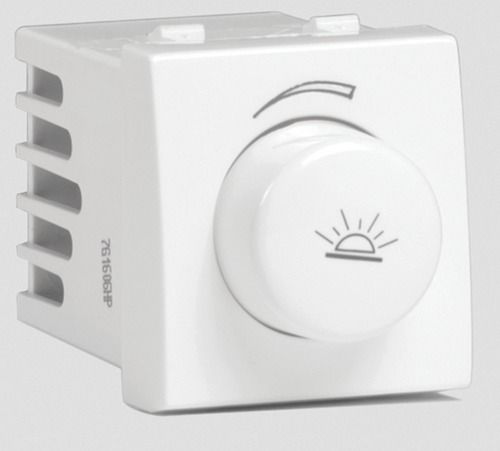 White Electric Modular 400W Light Dimmer Switch