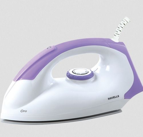 White+Purple Havells 1000 Watt Dry Iron