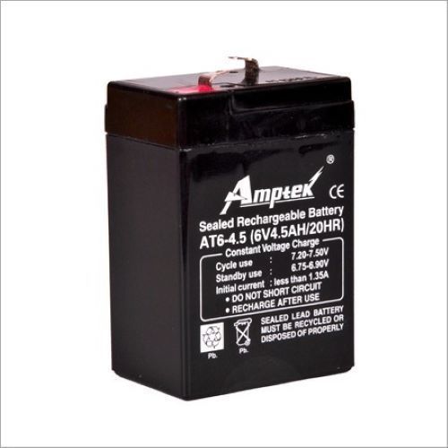 6 Volt 4.5AH Amptek SMF Battery