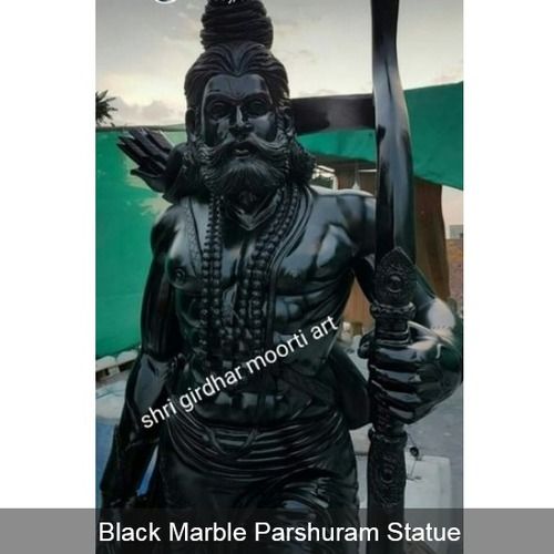 Black Marble Parshuram Statue