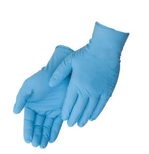 Blue Disposable Safety Hand Gloves