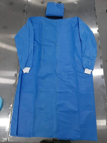 Blue Disposable Sterile Surgeons Gown