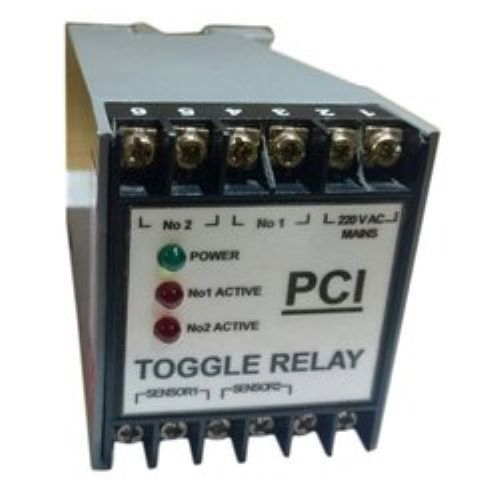 Microcontroller Based Toggle Relay - Aluminium Body, 5-Pin Miniature Design, -40 to 85°C Temperature Range, IP53 Protection, 1 Year Warranty, High Power Contact Load