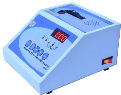 Metal Microprocessor Based Colorimeter