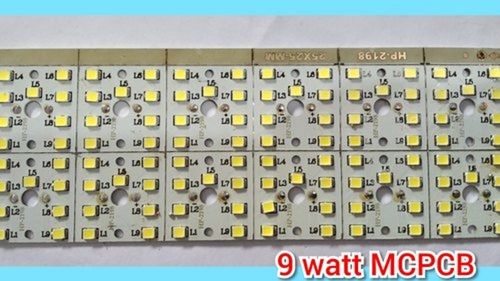 9W Ac Led Light Mcpcb Base Material: Alumunium