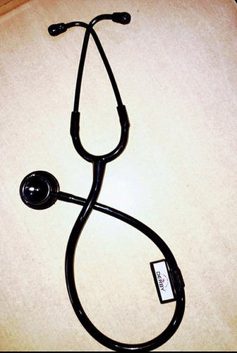 Rust Proof Black Dual Head Stethoscope