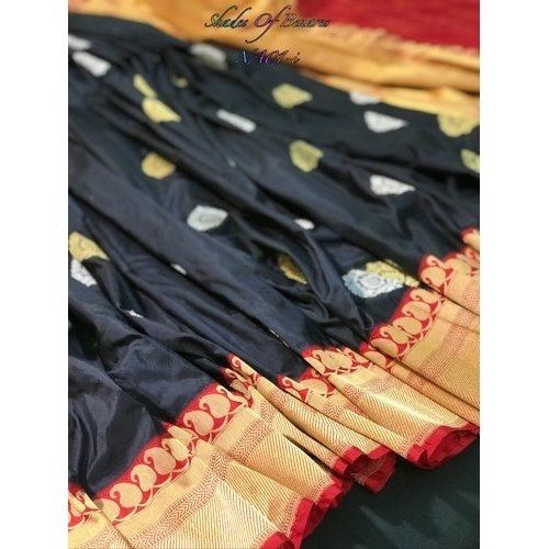 Pure Banarasi Silk Handwoven Kadhua Booti Saree
