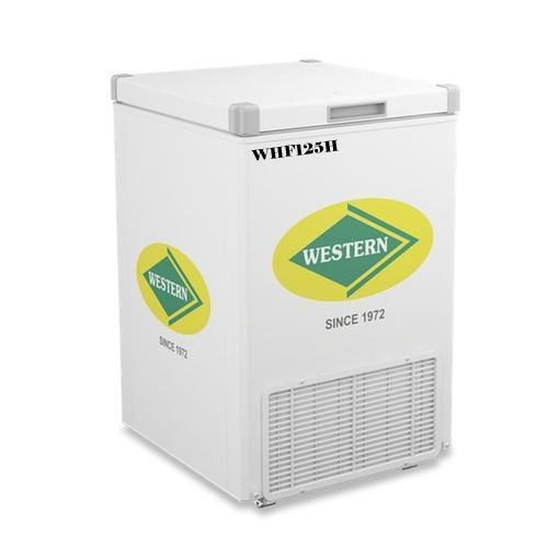 White Whf125H Top Open Door Western Deep Freezer, Storage Capacity 102 Liter