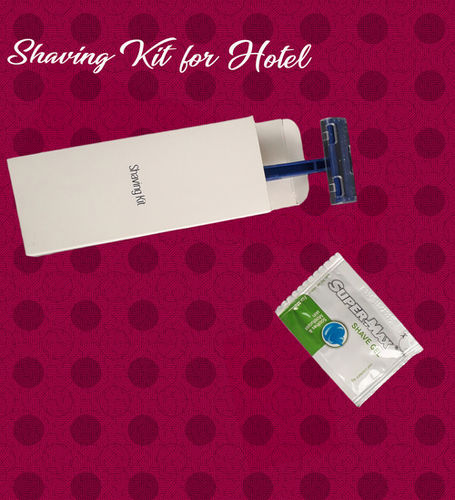 Blue Disposable Shaving Kit For Hotels