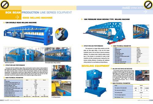 Dx1215 H Beam Face Milling Machine