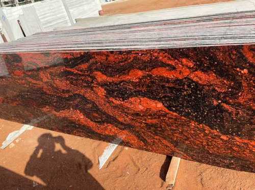 Granite Slab R Black P White Application: Floor