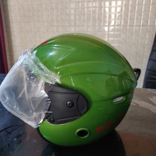 Green Color Half Face Helmet