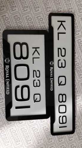 Metal Number Plate For Car, Bike, Etc