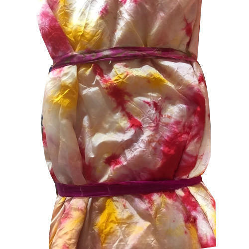 Quick Dry Tie N Dye Silk Fabric