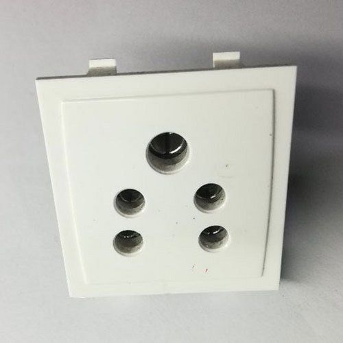 5 Pins Plastic White Electrical Socket Application: Domestic