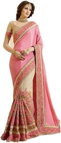 Dry Clean Embroidered Designer Saree