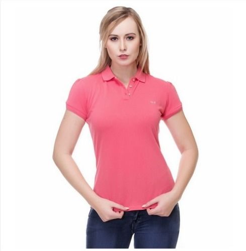 Ladies Short Sleeve Polo T Shirt