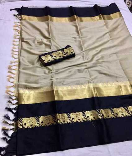 Any Party Wear Cotton Saree For Women