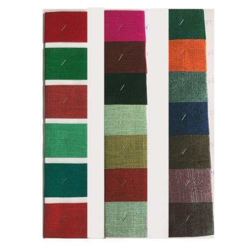 प्लेन बैंगलोरी सिल्क फ़ैब्रिक