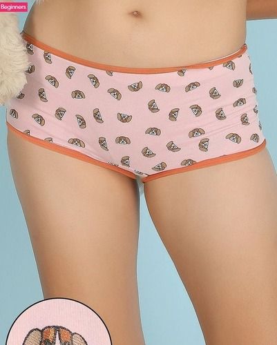 Bruchi Club Pink Mid Waist Boyshorts Panty | Best Boyshorts for Women |  Most Comfortable Boyshort Underwear  | Short Underwear for Ladies 