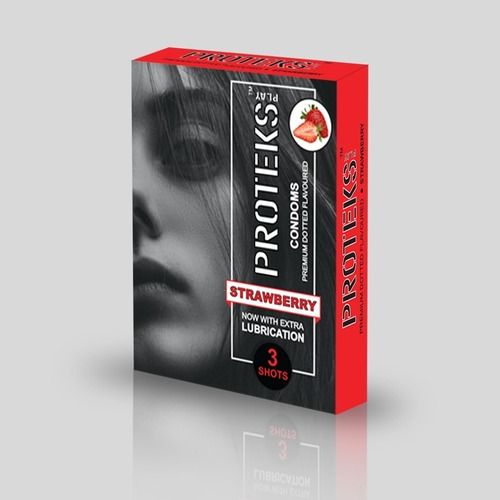 Proteks Play Strawberry Flavor Condoms