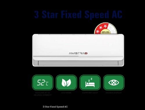 Amstrad 1 Ton Three Star Split Air Conditioner Air Flow Capacity: 630 Cubic Meter Per Hour (M3/H)