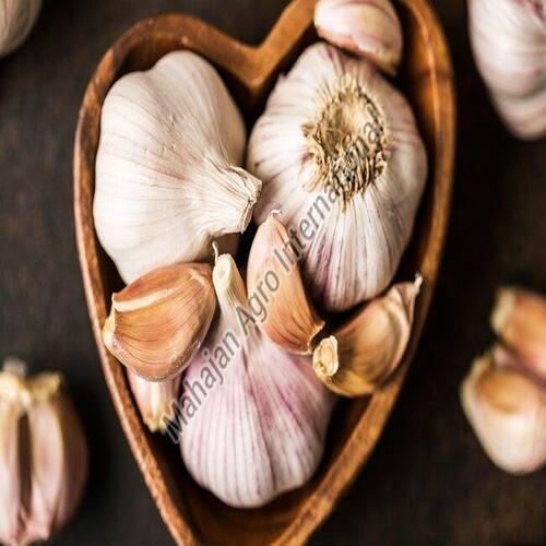 Organic Garlic - 4.5-5.0 cm Off White Bulbs | Natural Taste, Non Harmful, Food Grade