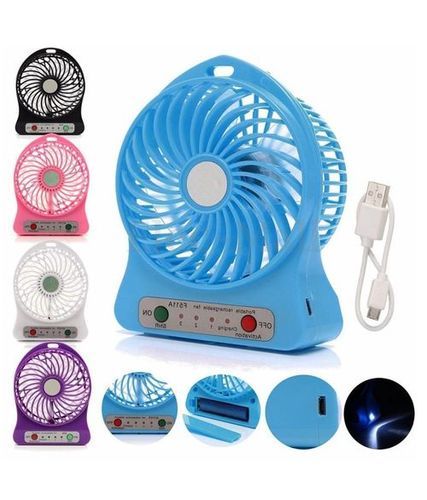 Various Hi Touch Mini Portable Usb Rechargeable 3 Speed Fan