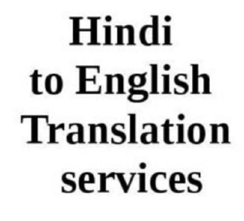 Hindi To English Translation Services