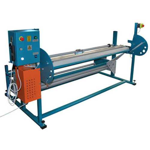 Blue Ms Fabric Winding Machine