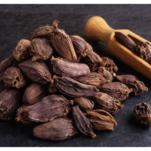 Organic Black Elaichi (Black Cardamom) Grade: A