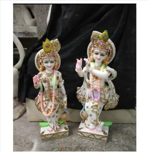 Radha Krishna Marble Statues